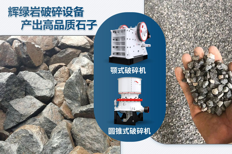 輝綠巖破碎可用的破碎機(jī)有哪些？價(jià)格多少？