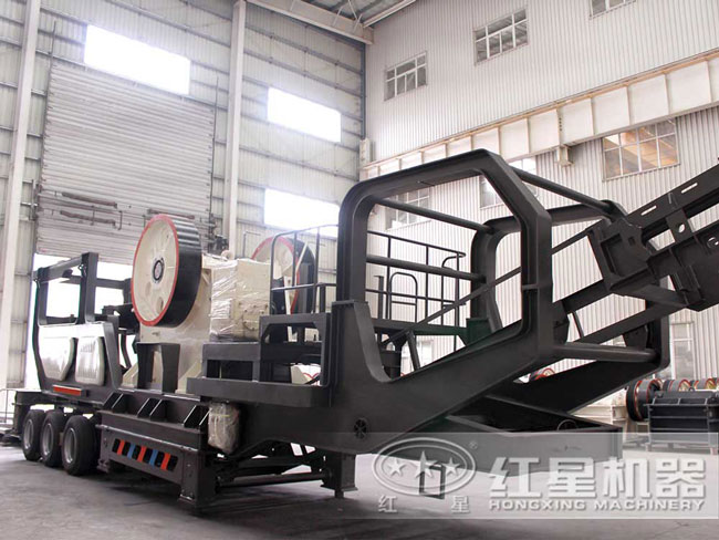 時產(chǎn)40噸車載流動打沙機，縱橫于重慶城鄉(xiāng)之間