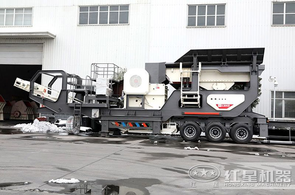 小型車式流動石子粉碎機，小巧輕便但不失專業(yè)