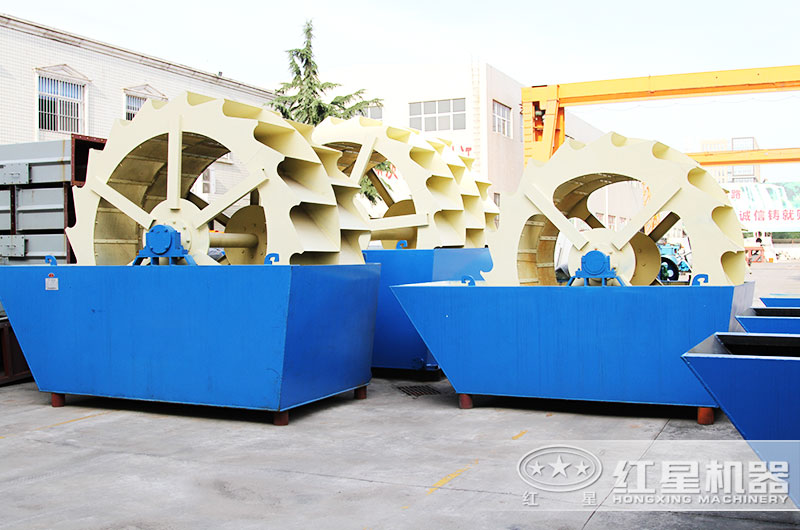 一天能洗3000噸的3020輪斗式洗砂機(jī)，以高產(chǎn)威震四方