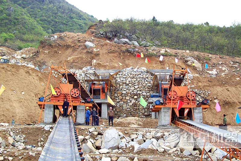 廢棄混凝土再生石子線多少錢一套？鋪路石子一立方價(jià)格多少？